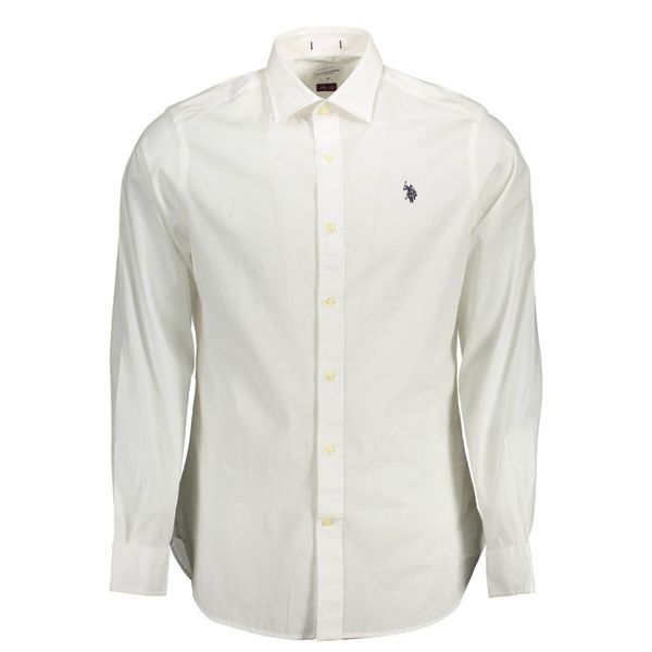 U.S. POLO ASSN. US POLO SHIRT LONG SLEEVE MAN WHITE