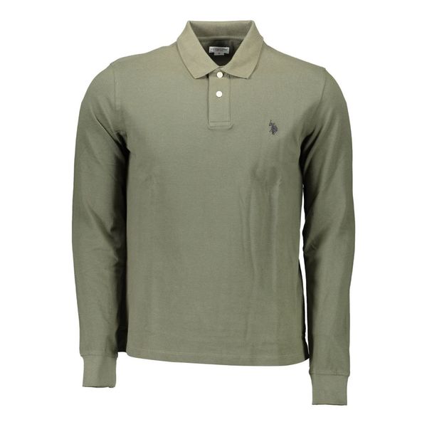 U.S. POLO ASSN. US POLO SHIRT LONG SLEEVE MEN'S GREEN
