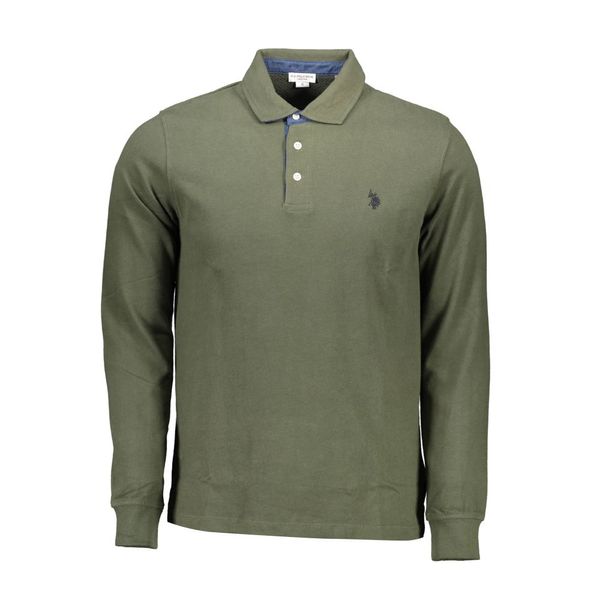 U.S. POLO ASSN. US POLO SHIRT LONG SLEEVE MEN'S GREEN
