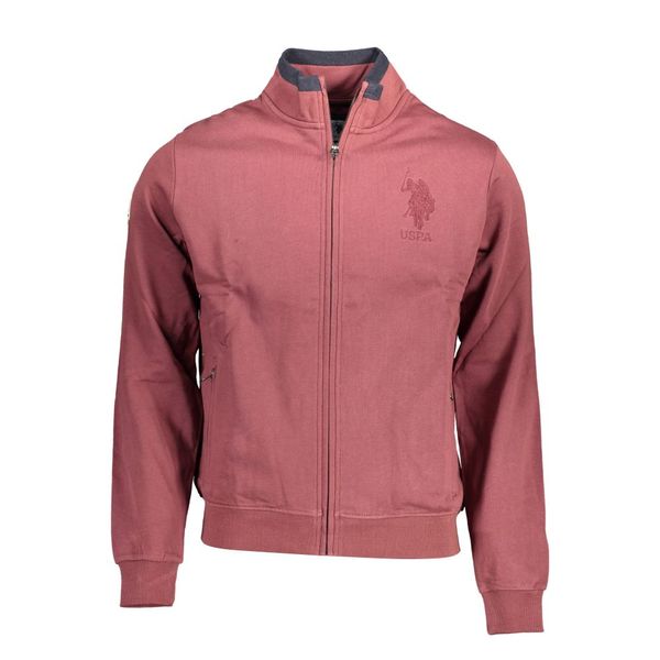 U.S. POLO ASSN. US POLO SWEATSHIRT WITH ZIP PURPLE MAN