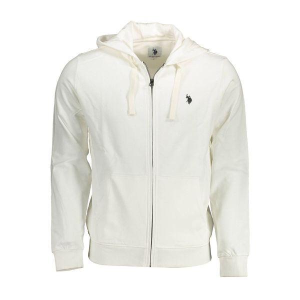 U.S. POLO ASSN. US POLO SWEATSHIRT WITH ZIP WHITE MAN