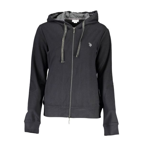U.S. POLO ASSN. US POLO SWEATSHIRT WITH ZIP WOMAN BLACK