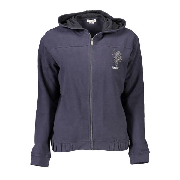 U.S. POLO ASSN. US POLO SWEATSHIRT WITH ZIP WOMAN BLUE
