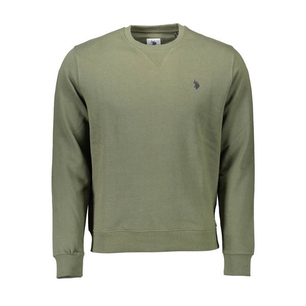 U.S. POLO ASSN. US POLO SWEATSHIRT WITHOUT ZIP MAN GREEN