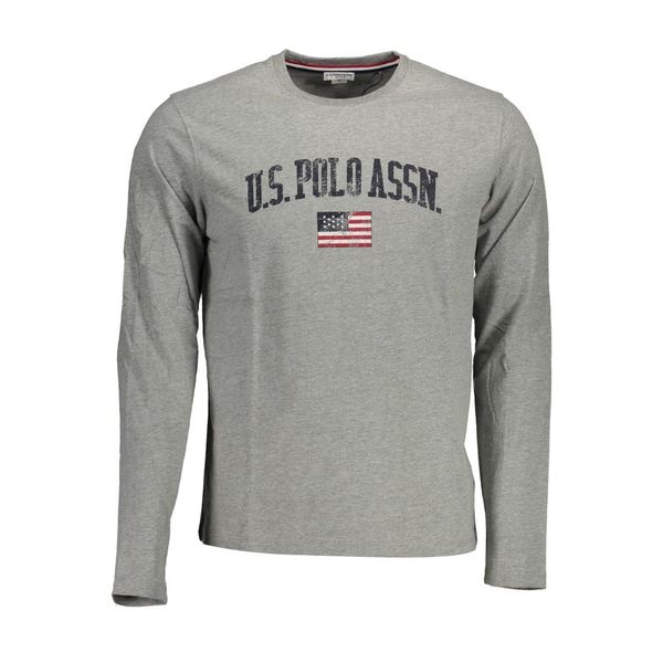 U.S. POLO ASSN. US POLO T-SHIRT LONG SLEEVE MAN GRAY