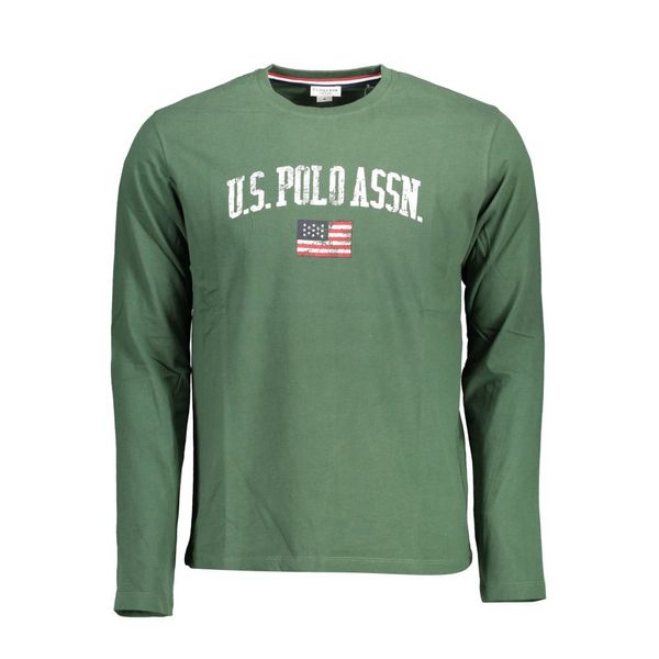 U.S. POLO ASSN. US POLO T-SHIRT LONG SLEEVE MAN GREEN