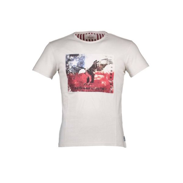 Yes zee YES ZEE MEN'S SHORT SLEEVE T-SHIRT WHITE