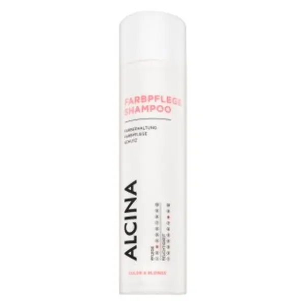 Alcina Alcina Color & Blonde Shampoo hranjivi šampon pre farbené, chemicky ošetrené a zosvetlené vlasy 250 ml