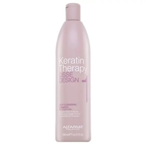 Alfaparf Milano Alfaparf Milano Lisse Design Keratin Therapy Deep Cleansing Shampoo šampon za dubinsko čišćenje za sve tipove kose 500 ml