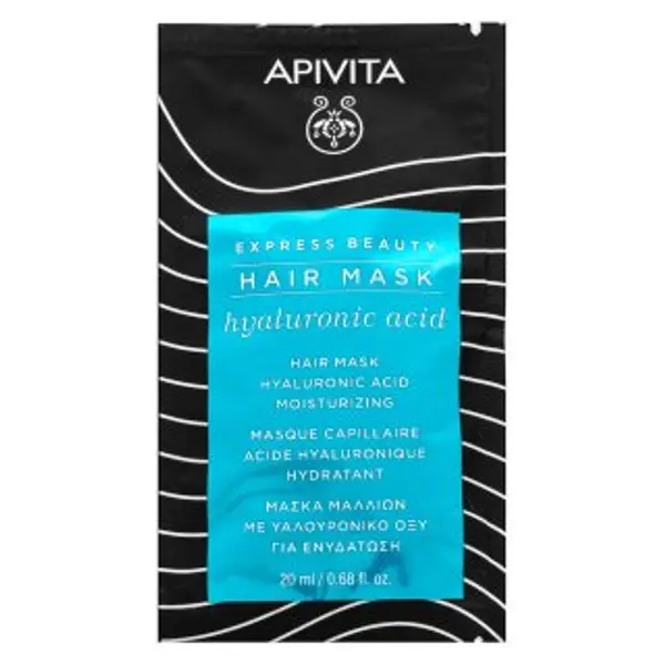 Apivita Apivita Express Beauty Hair Mask Hyaluronic Acid hranjiva maska za kosu s hijaluronskom kiselinom 20 ml