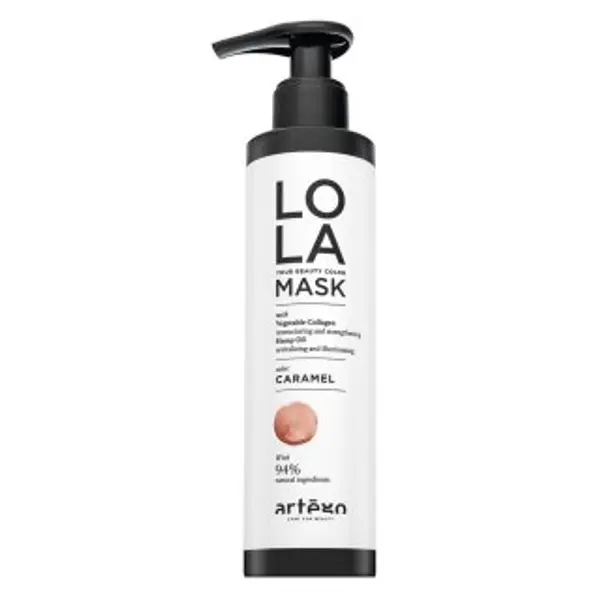Artègo Artègo Lola Your Beauty Colour Mask intenzivní barvicí maska za kosu Caramel 200 ml