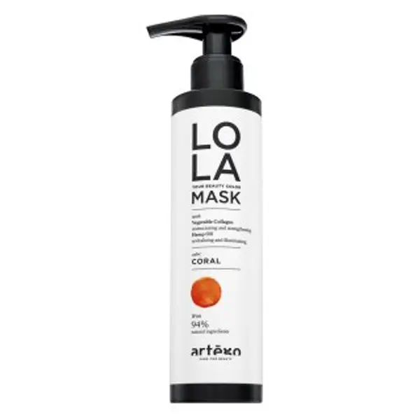 Artègo Artègo Lola Your Beauty Colour Mask intenzivní barvicí maska za kosu Coral 200 ml