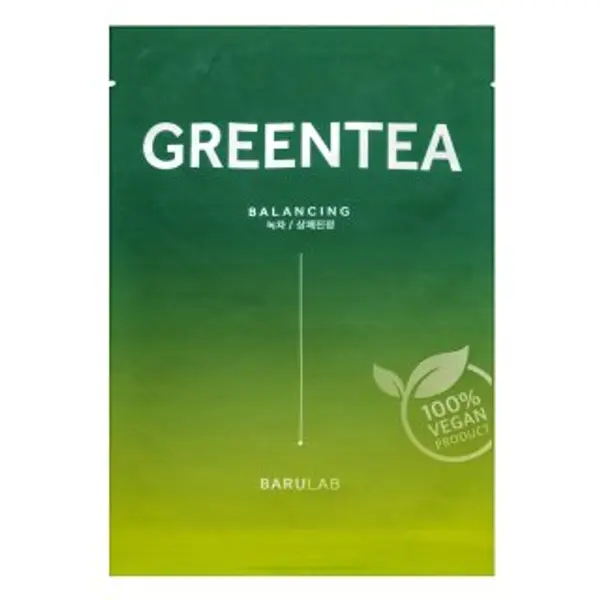 Barulab Barulab The Clean Vegan platnena maska Mask Green Tea 23 g