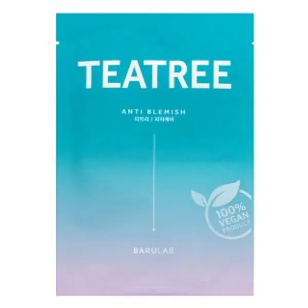Barulab Barulab The Clean Vegan platnena maska Mask Tea Tree 23 g