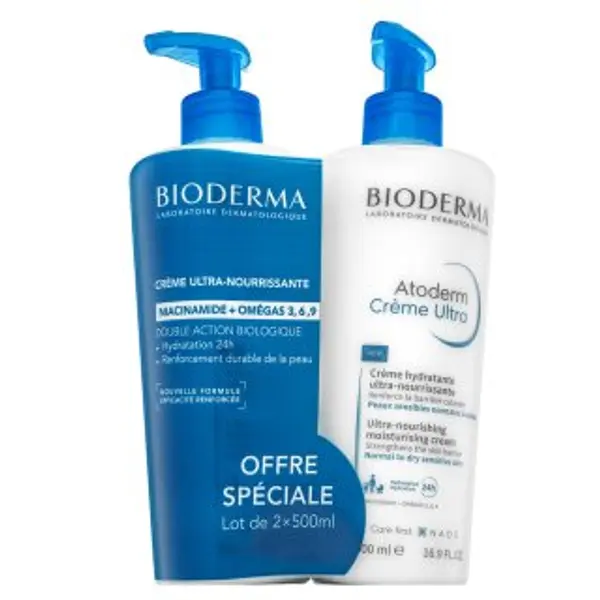 Bioderma Bioderma Atoderm hranjiva krema Ultra-Nourishing Moisturising Cream 2 x 500 ml