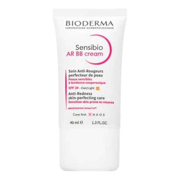 Bioderma Bioderma Sensibio BB krema AR BB Cream Anti-Redness Skin-Perfecting Care SPF 30 Light 40 ml