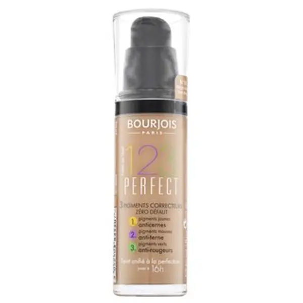 Bourjois Bourjois 123 Perfect Foundation tekući make-up protiv nesavršenosti kože 55 Dark Beige 30 ml