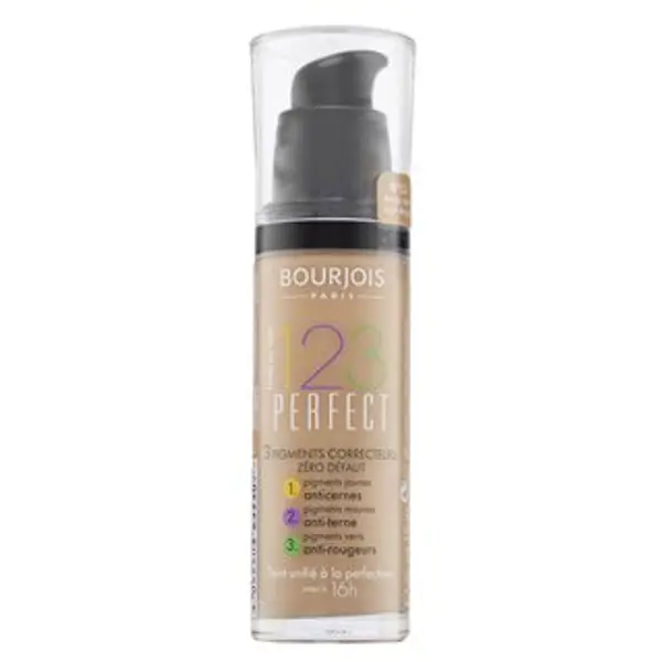 Bourjois Bourjois 123 Perfect Foundation tekući make-up protiv nesavršenosti kože 53 Light Biege 30 ml