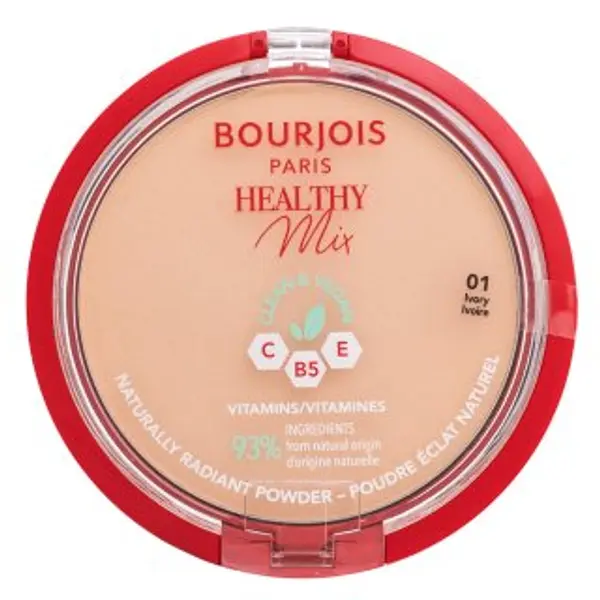 Bourjois Bourjois Healthy Mix Clean & Vegan Powder puder s matirajućim učinkom 01 Ivory 10 g
