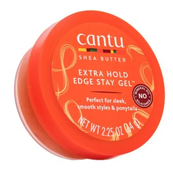 Cantu Cantu Shea Butter Firm Hold Edge Stay Gel gel za kosu za stvaranje savršenih pletenica 64 g