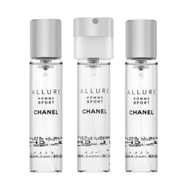 Chanel Chanel Allure Homme Sport - Refill toaletna voda za muškarce 3 x 20 ml
