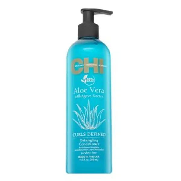 CHI CHI Aloe Vera Curls Defined Detangling Conditioner zaglađujući regenerator za lako raščešljavanje kose 340 ml