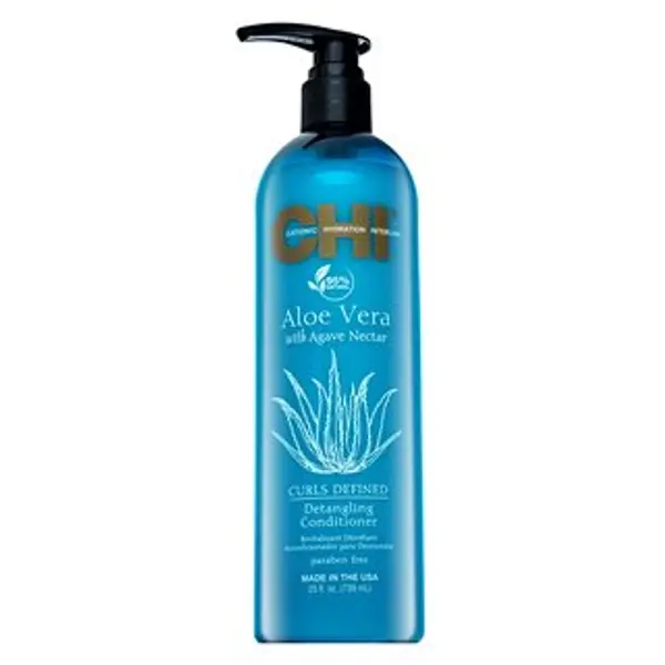 CHI CHI Aloe Vera Curls Defined Detangling Conditioner zaglađujući regenerator za lako raščešljavanje kose 739 ml