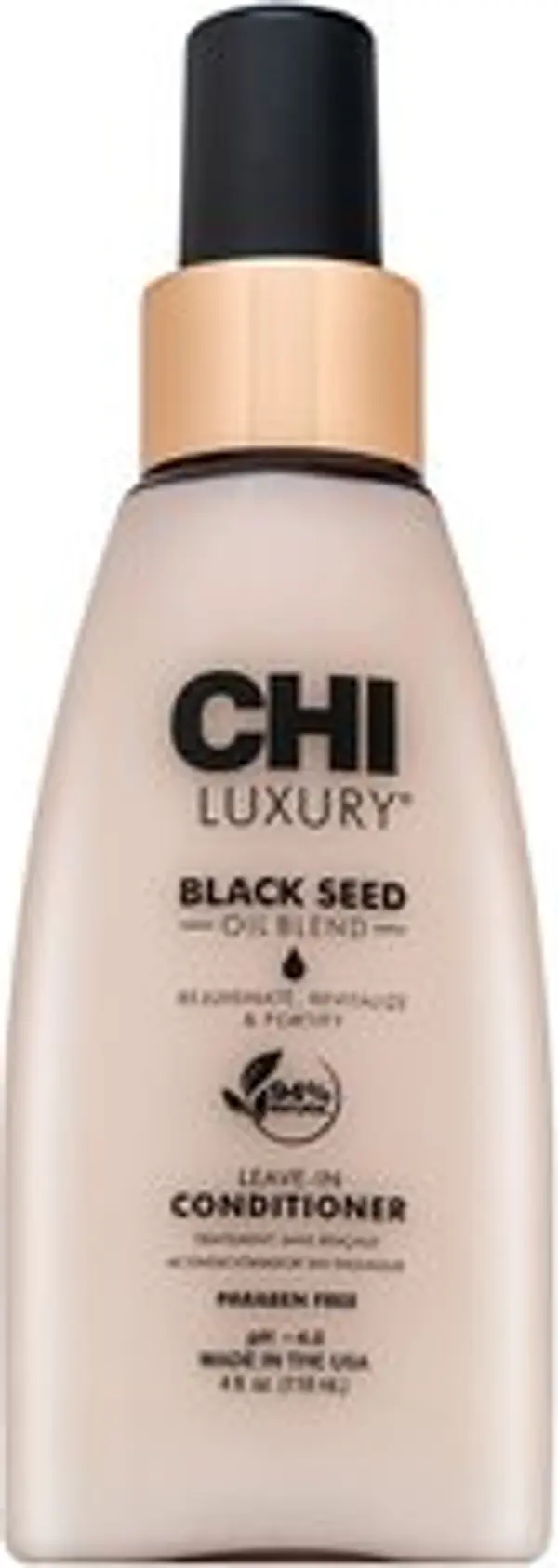 CHI CHI Luxury Black Seed Oil Leave-In Conditioner regenerator bez ispiranja za mekoću i sjaj kose 118 ml