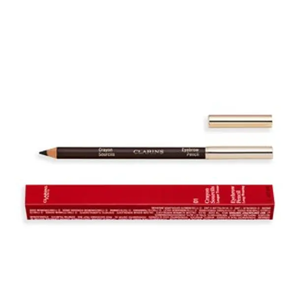 Clarins Clarins Eyebrow Pencil olovka za obrve 2v1 01 Dark Brown 1,3 g