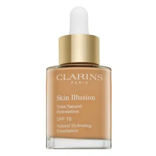 Clarins Clarins Skin Illusion Natural Hydrating Foundation tekući make-up s hidratantnim učinkom 112 Amber 30 ml