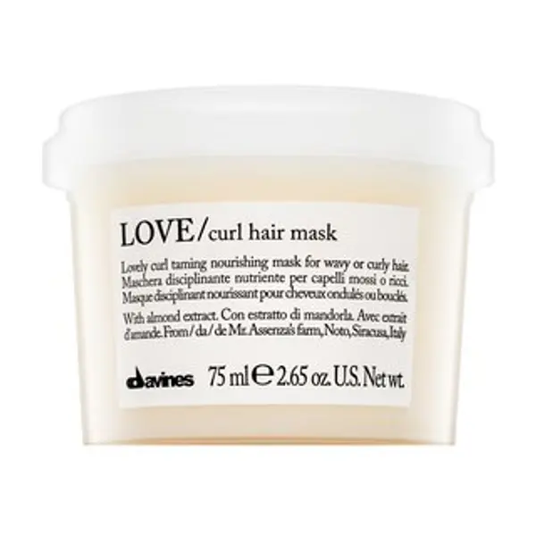 Davines Davines Essential Haircare Love Curl Hair Mask hranjiva maska za kovrčavu kosu 75 ml