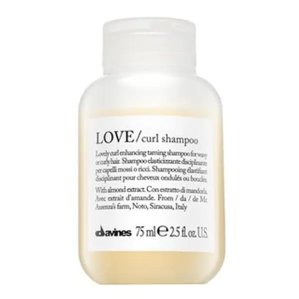 Davines Davines Essential Haircare Love Curl Shampoo hranjivi šampon za valovitu i kovrčavu kosu 75 ml