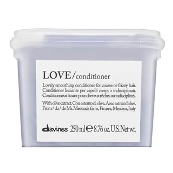 Davines Davines Essential Haircare Love Smoothing Conditioner zaglađujući regenerator za grubu i neukrotivu kosu 250 ml