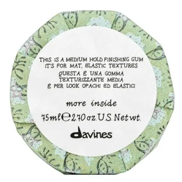 Davines Davines More Inside Medium Hold Finishing Gum styling pasta za srednju fiksaciju 75 ml
