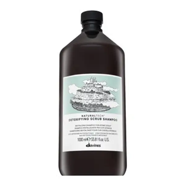 Davines Davines Natural Tech Detoxifying Scrub Shampoo piling šampon sprječava brzo mašćenje kose 1000 ml