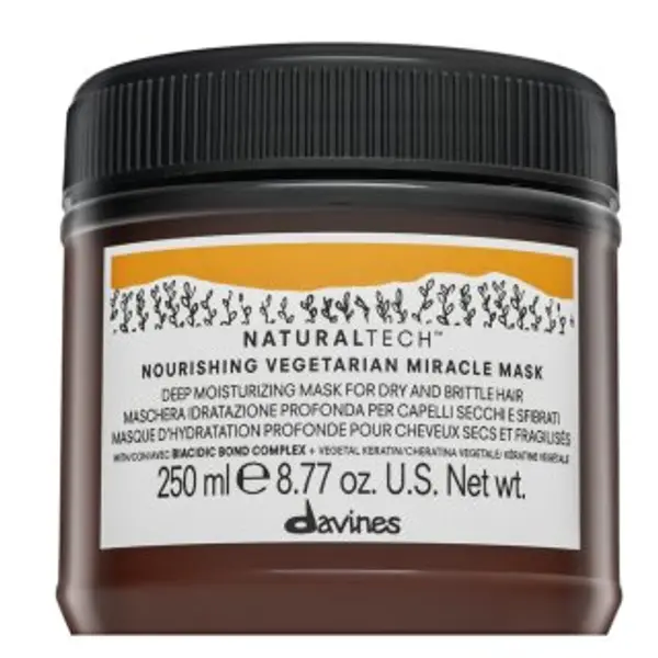 Davines Davines Natural Tech Nourishing Vegetarian Miracle Mask hranjiva maska za suhu i lomljivu kosu 250 ml