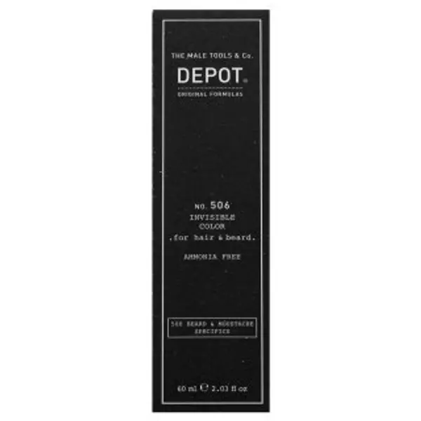 Depot Depot No. 506 Invisible Color polutrajna boja za kosu i brkove Natural Steel 60 ml