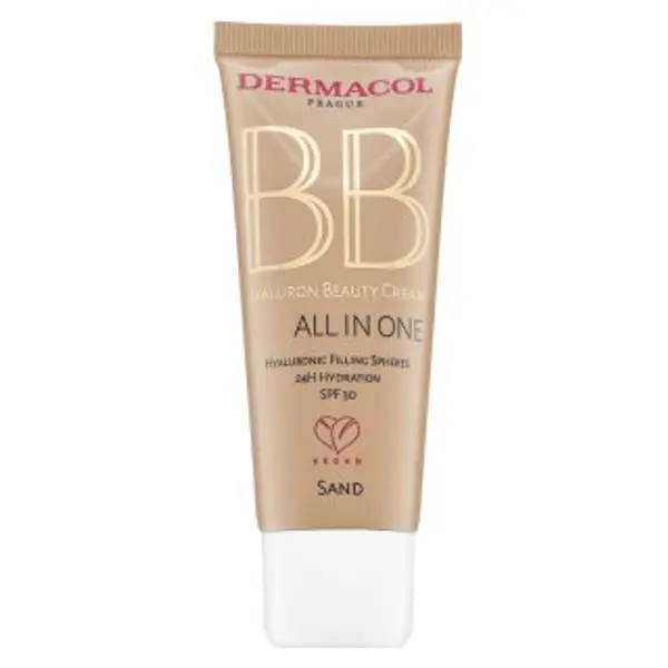 Dermacol Dermacol All in One Hyaluron Beauty Cream BB krema s hidratantnim učinkom 01 Sand 30 ml