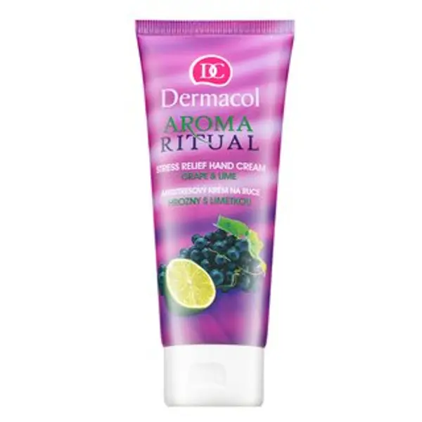 Dermacol Dermacol Aroma Ritual krema za ruke Grape & Lime Stress Relief Hand Cream 100 ml