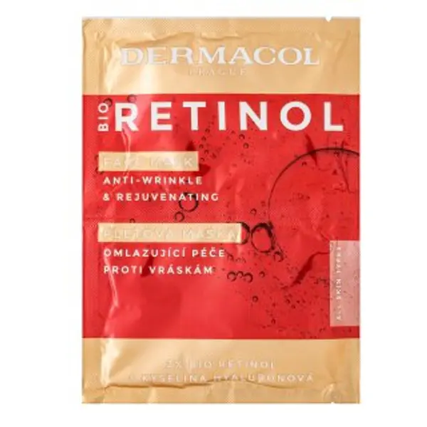 Dermacol Dermacol Bio Retinol maska Face Mask 2 x 8 ml
