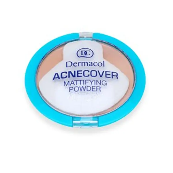 Dermacol Dermacol ACNEcover Mattifying Powder puder za problematičnu kožu No.02 Shell 11 g