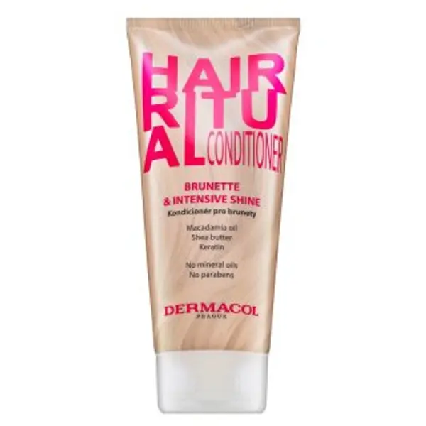 Dermacol Dermacol Hair Ritual Brunette & Intensive Shine Conditioner učvršćujući regenerator za kosu za smeđu kosu 200 ml