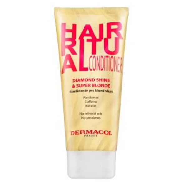 Dermacol Dermacol Hair Ritual Diamond Shine & Super Blonde Conditioner učvršćujući regenerator za kosu za plavu kosu 200 ml