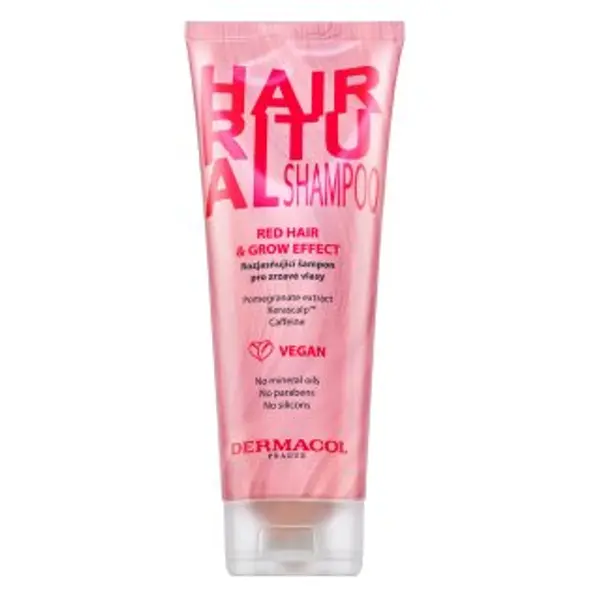 Dermacol Dermacol Hair Ritual Red Hair & Grow Effect Shampoo posvjetljujući šampon za oživljavanje crvenih nijansi 250 ml