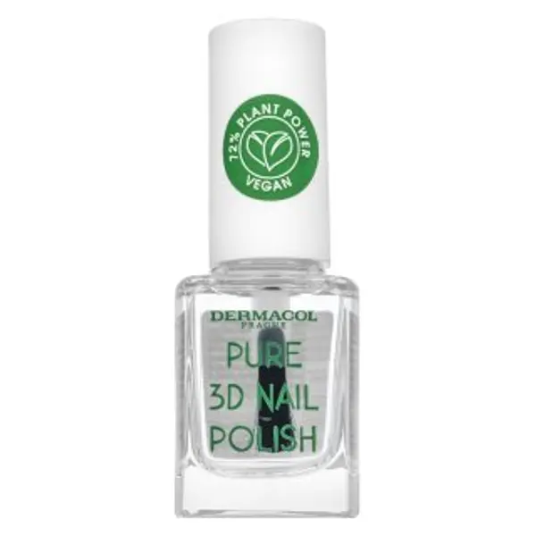 Dermacol Dermacol Pure 3D Nail Polish lak za nokte 01 Crystal Clear 11 ml