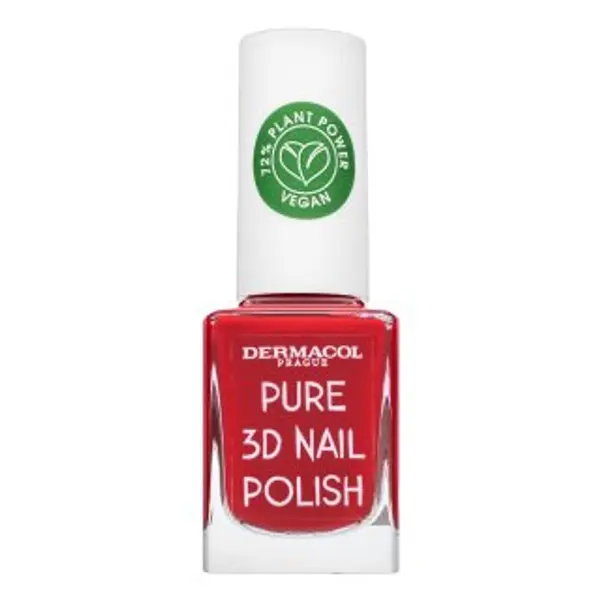 Dermacol Dermacol Pure 3D Nail Polish lak za nokte 04 Poppy Red 11 ml