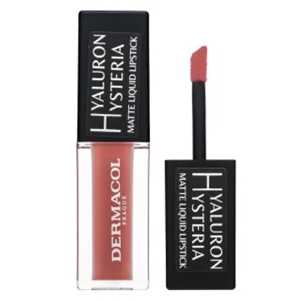 Dermacol Dermacol Hyaluron Hysteria Matte Liquid Lipstick tekući ruž za usne s matirajućim učinkom No.02 4,5 ml