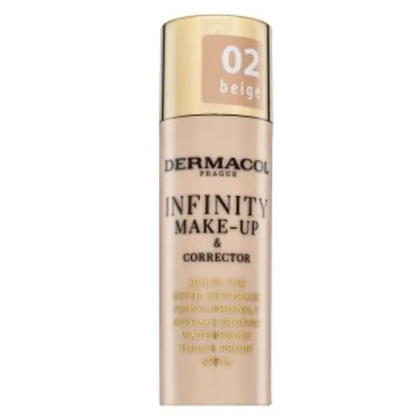 Dermacol Dermacol Infinity Make-Up & Corrector šminka i korektor 02 Beige 20 g