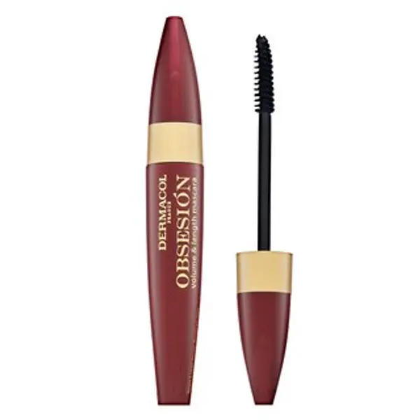 Dermacol Dermacol Obsesión Volume & Length Mascara maskara za produljenje trepavica i volumen 01 Black 9 ml