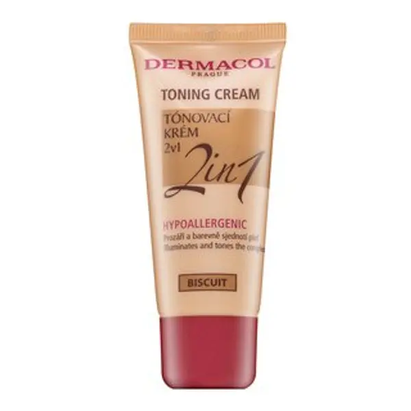 Dermacol Dermacol Toning Cream 2in1 tónujúce a hydratačné emulzie za ujednačavanje boje i tona kože Biscuit 30 ml